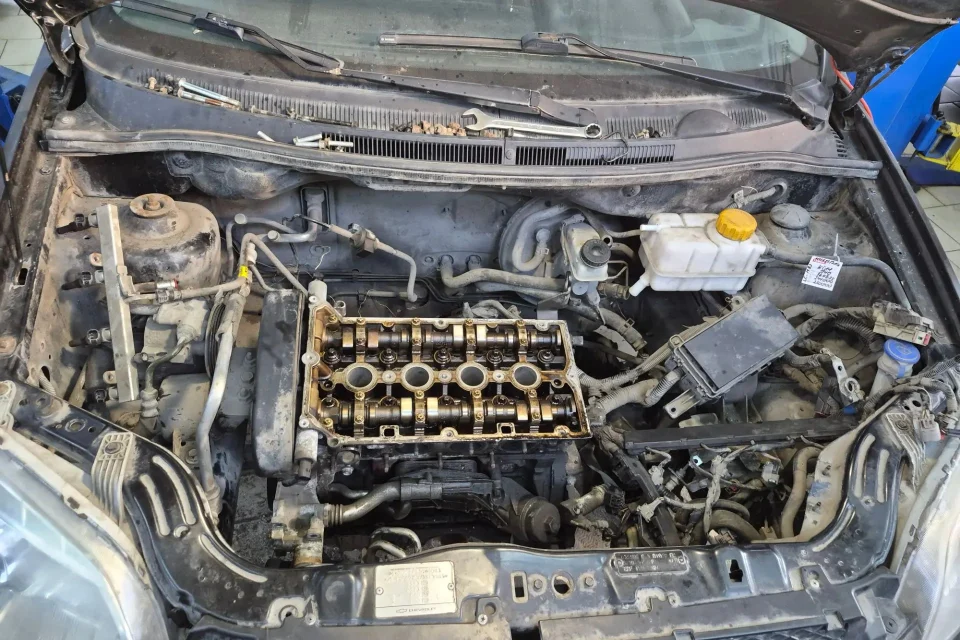 Замена двигателя Chevrolet Aveo двигатель F14D4 1.4