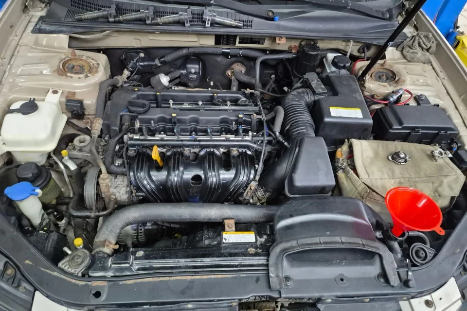 Замена двигателя Hyundai Sonata NF двигатель G4KA 2.0