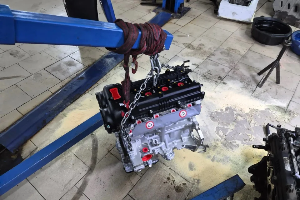 Замена двигателя Hyundai Elantra двигатель G4FG 1.6