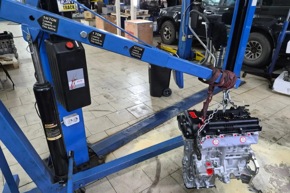 Замена двигателя Hyundai Elantra двигатель G4FG 1.6