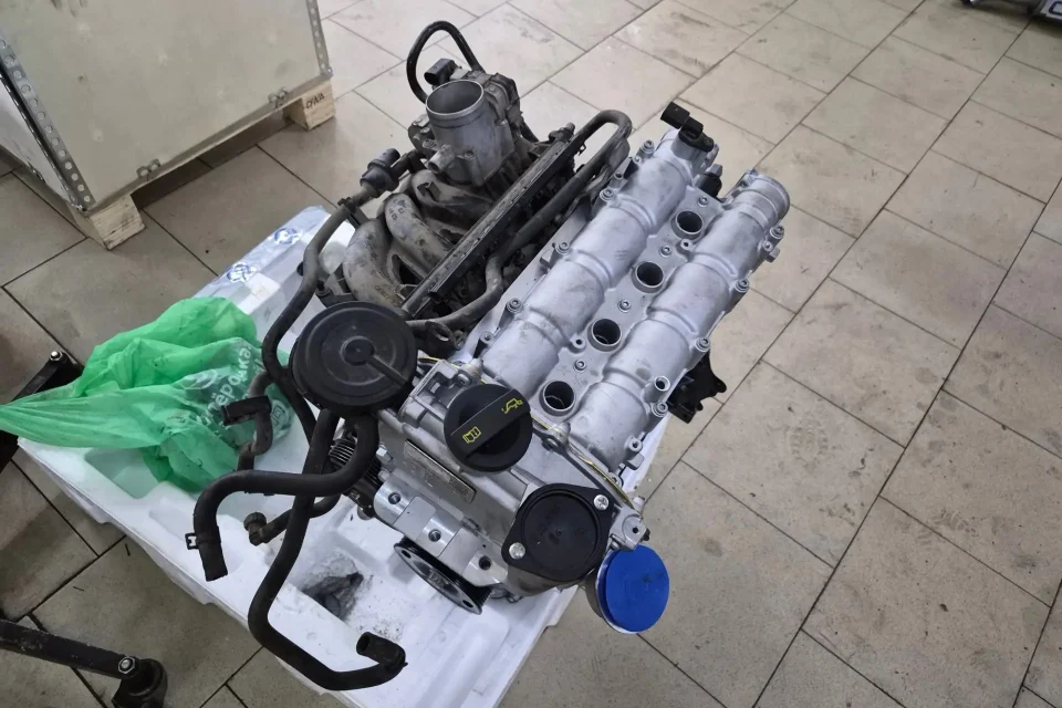 Замена двигателя Volkswagen Polo седан двигатель CFNA 1.6